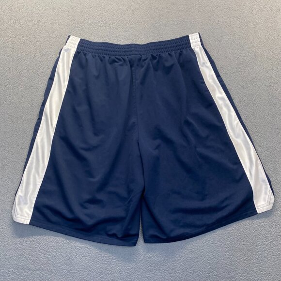 Nike Shorts Mens Size XXL  Blue White Swoosh Active Basketball Gym 10",Pockets - Picture 9 of 15